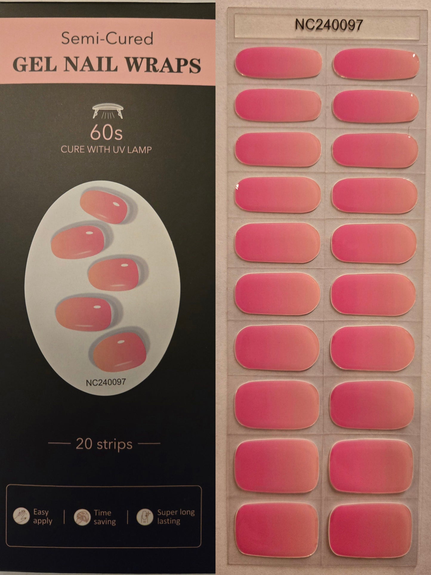 UV Gel Folien NC - Summer Pink NC240097
