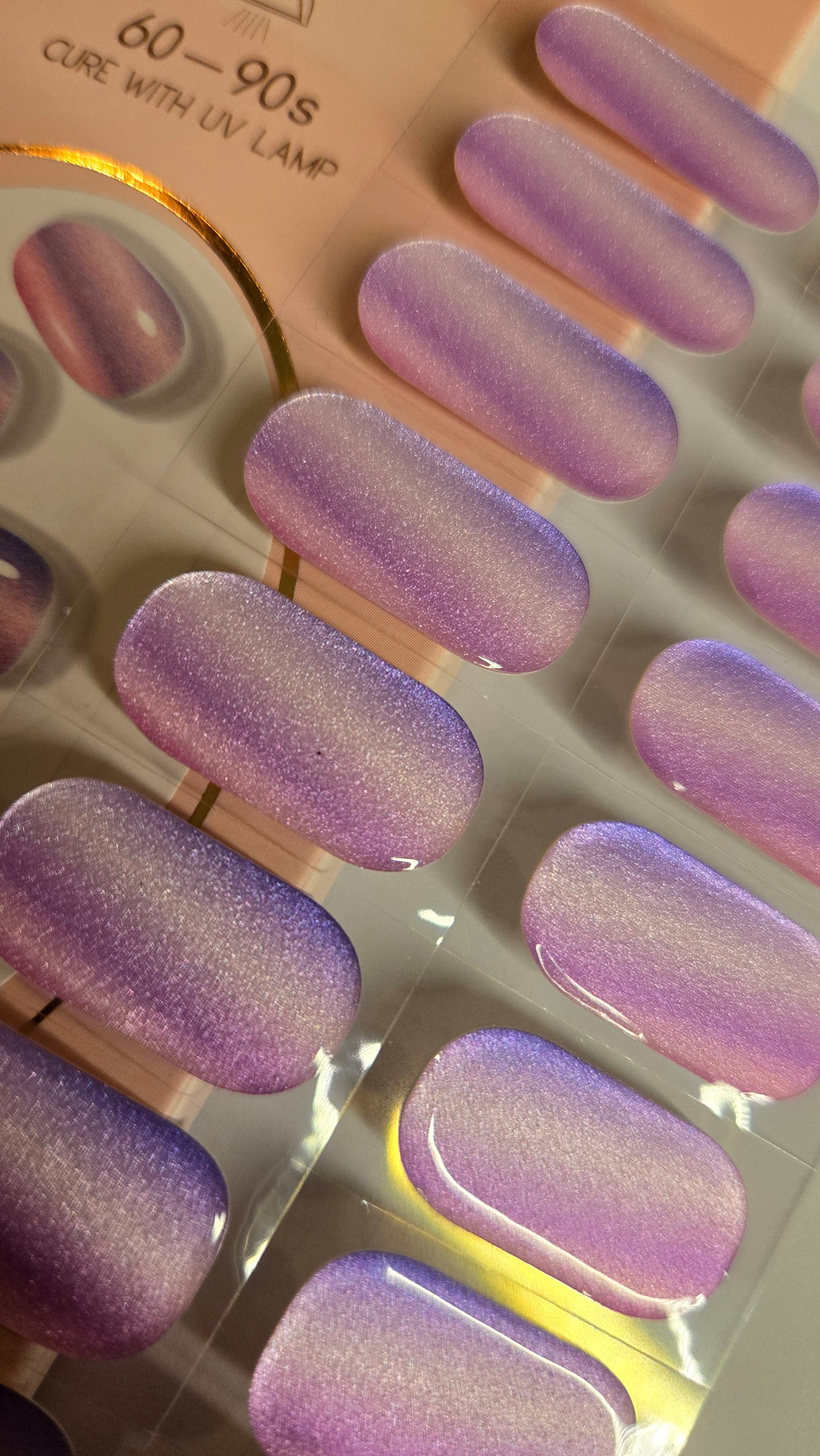 UV Gel Folien NF - Sugar Honey NF240063