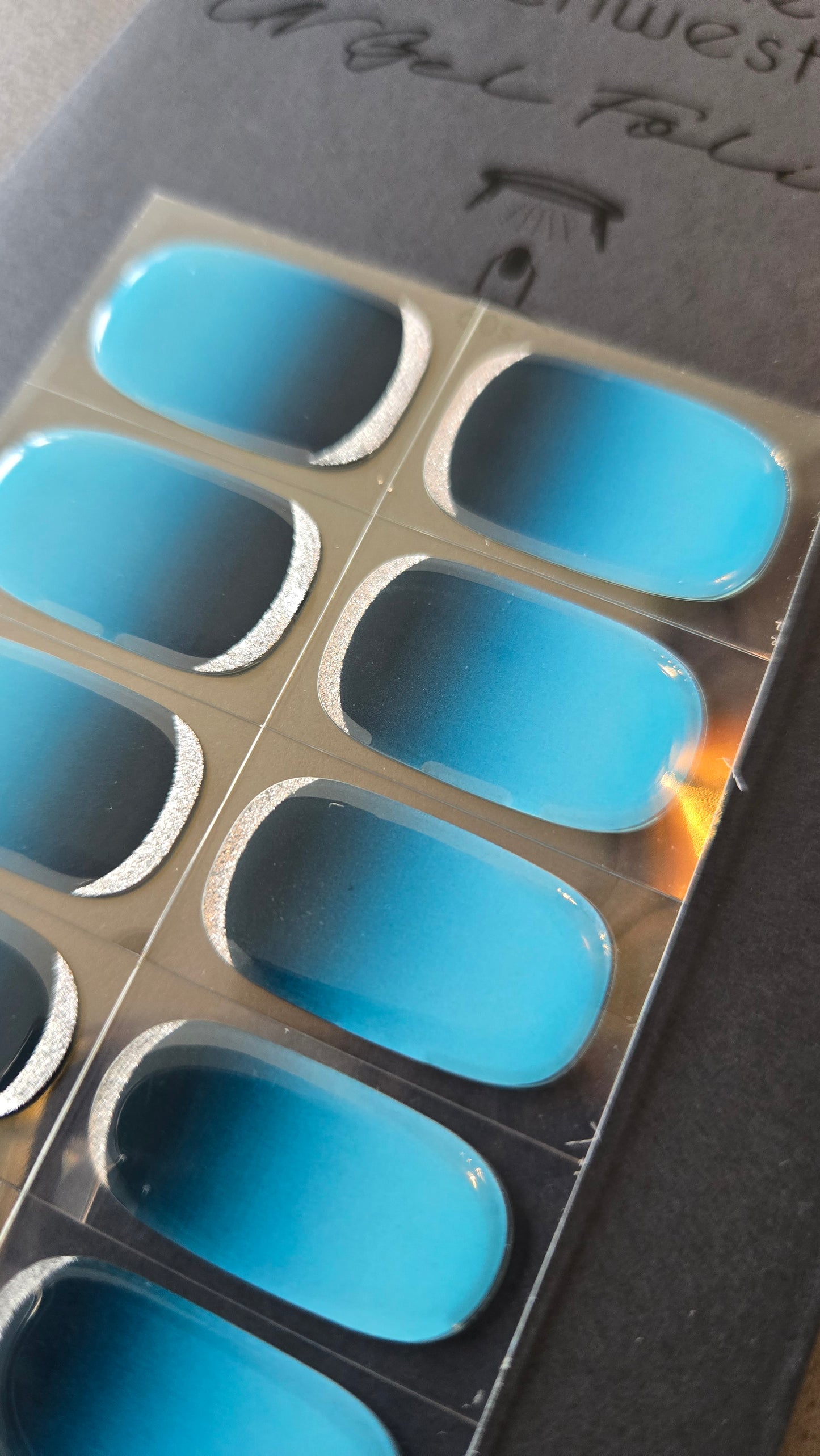 UV Gel Folien NF - Meerblau NF240164