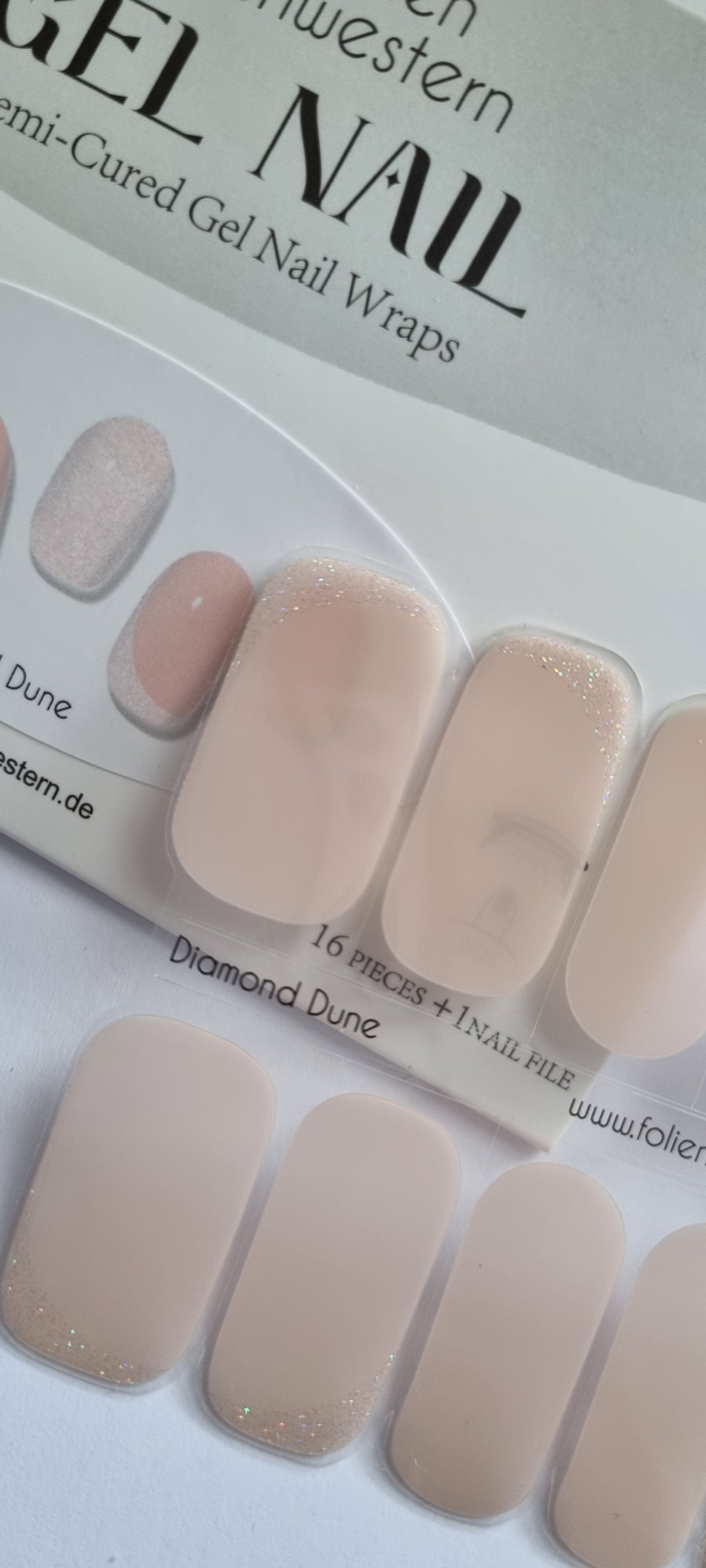 UV Gel Folien SG - Exclusive UV - Diamond Dune U7474 (leicht semitransparent) - LIMITED!