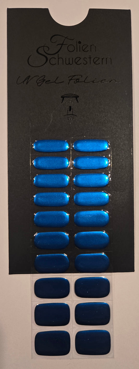 UV Gel Folien NC - Metallic Blue NC250120