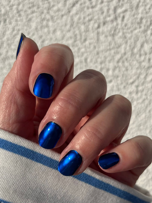 UV Gel Folien NC - Metallic Blue NC250120