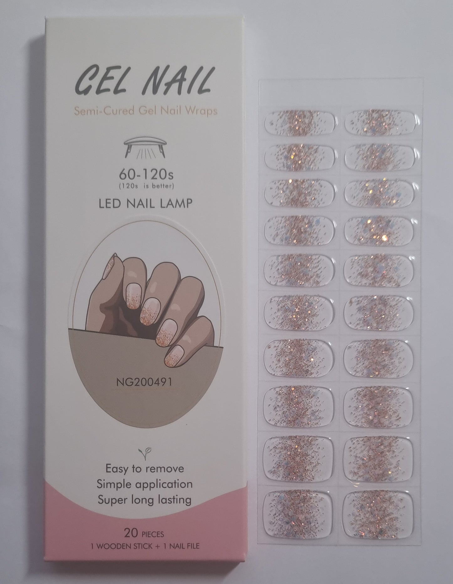 UV Gel Folien NG - Glittermania NG200491