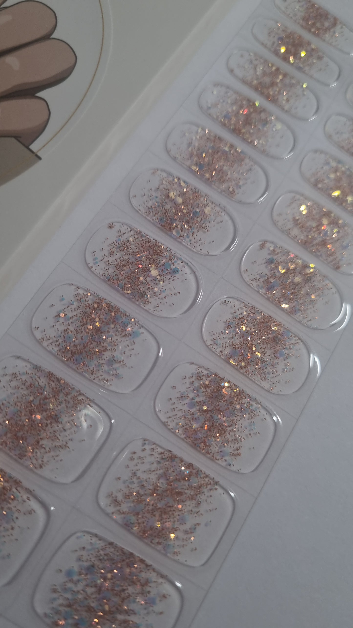 UV Gel Folien NG - Glittermania NG200491