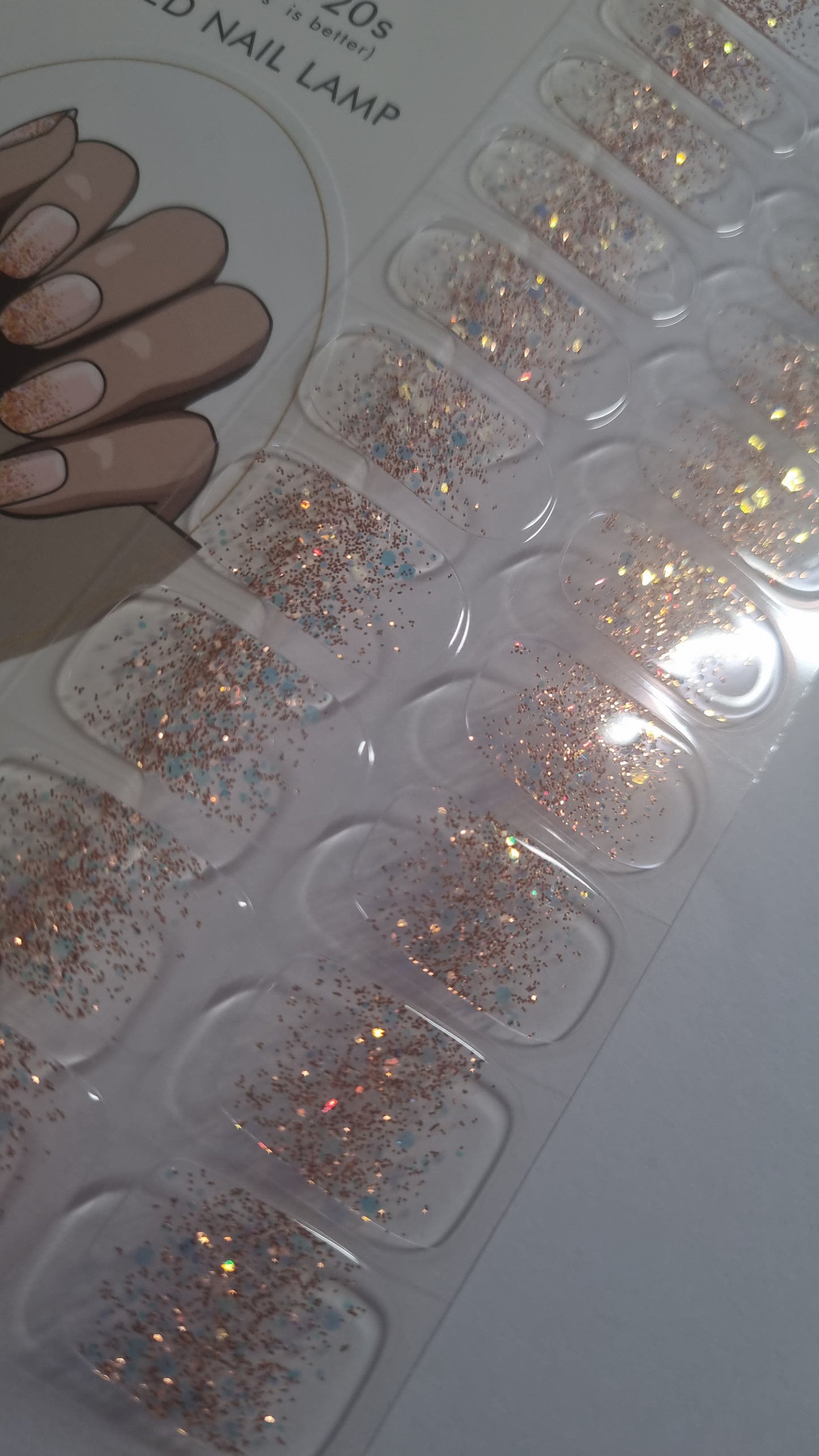 UV Gel Folien NG - Glittermania NG200491