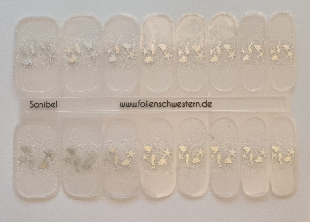 UV Gel Folien SG - Exclusive UV - Sanibel (transparent) U6436 - LIMITED!