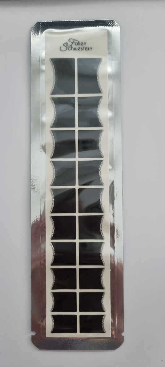 Exclusive - Black Glitter French Tips T6817 -  LIMITED!