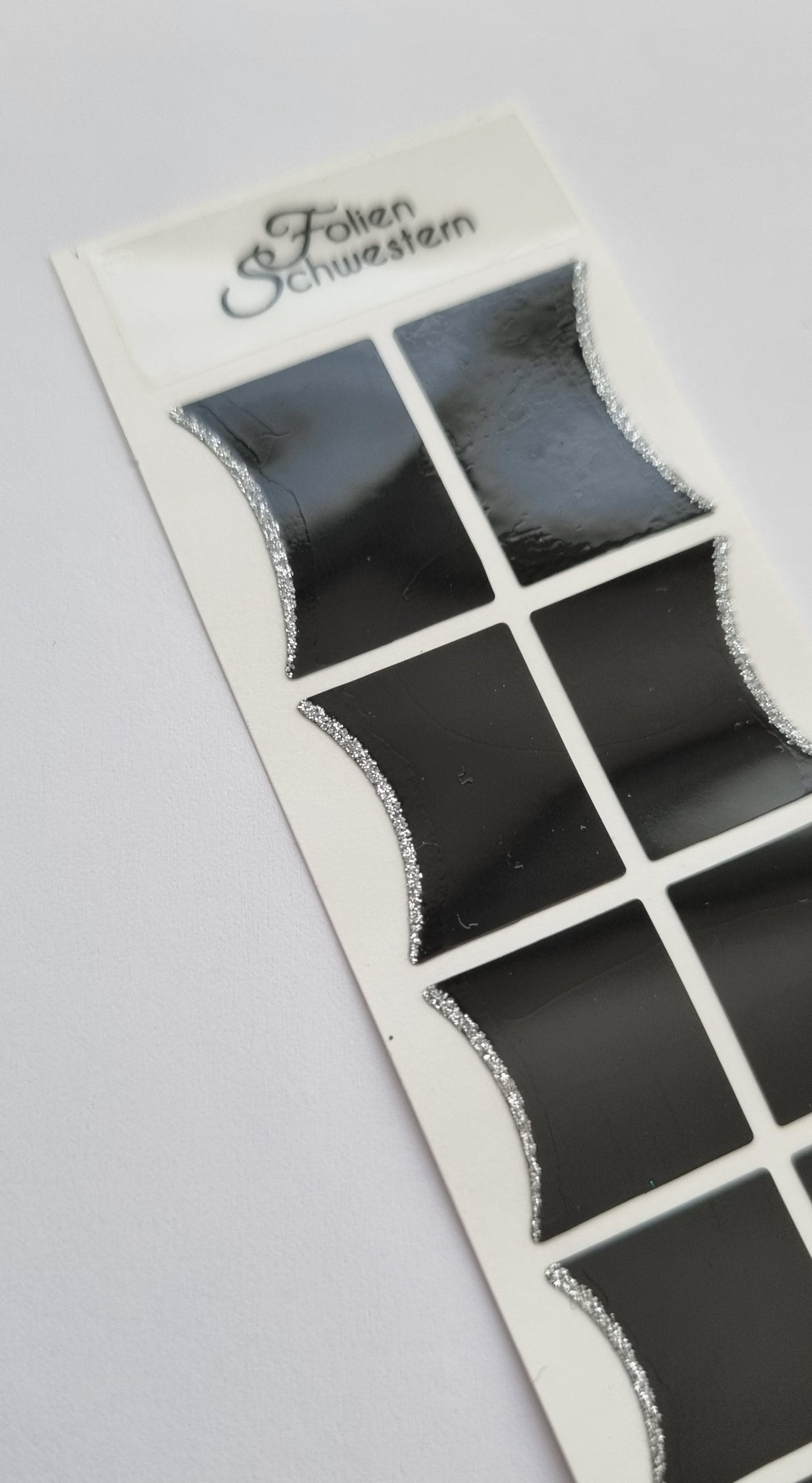 Exclusive - Black Glitter French Tips T6817 -  LIMITED!