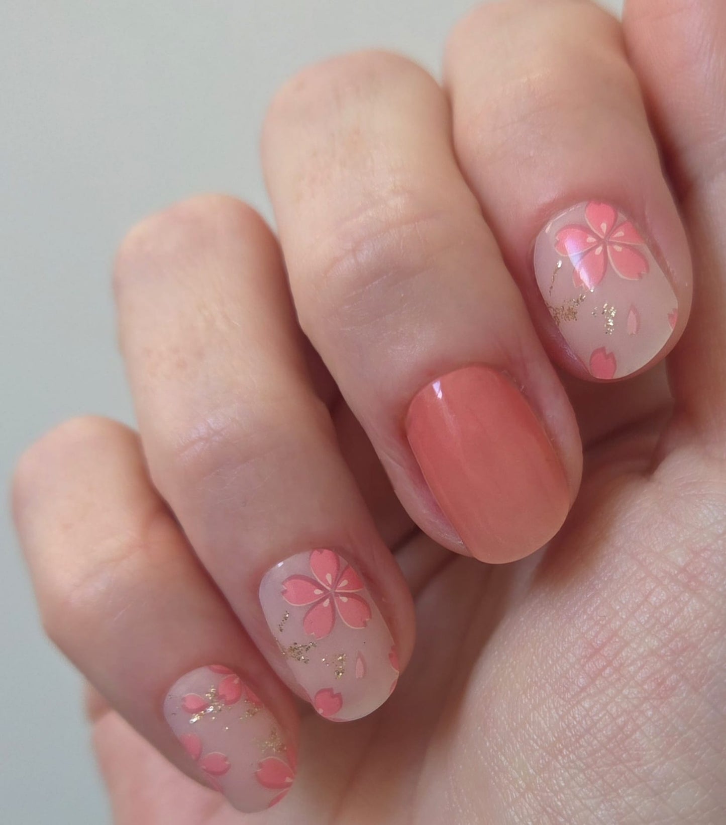 UV Free & No Top Coat - Coral Flower BSA0355 - LIMITED!