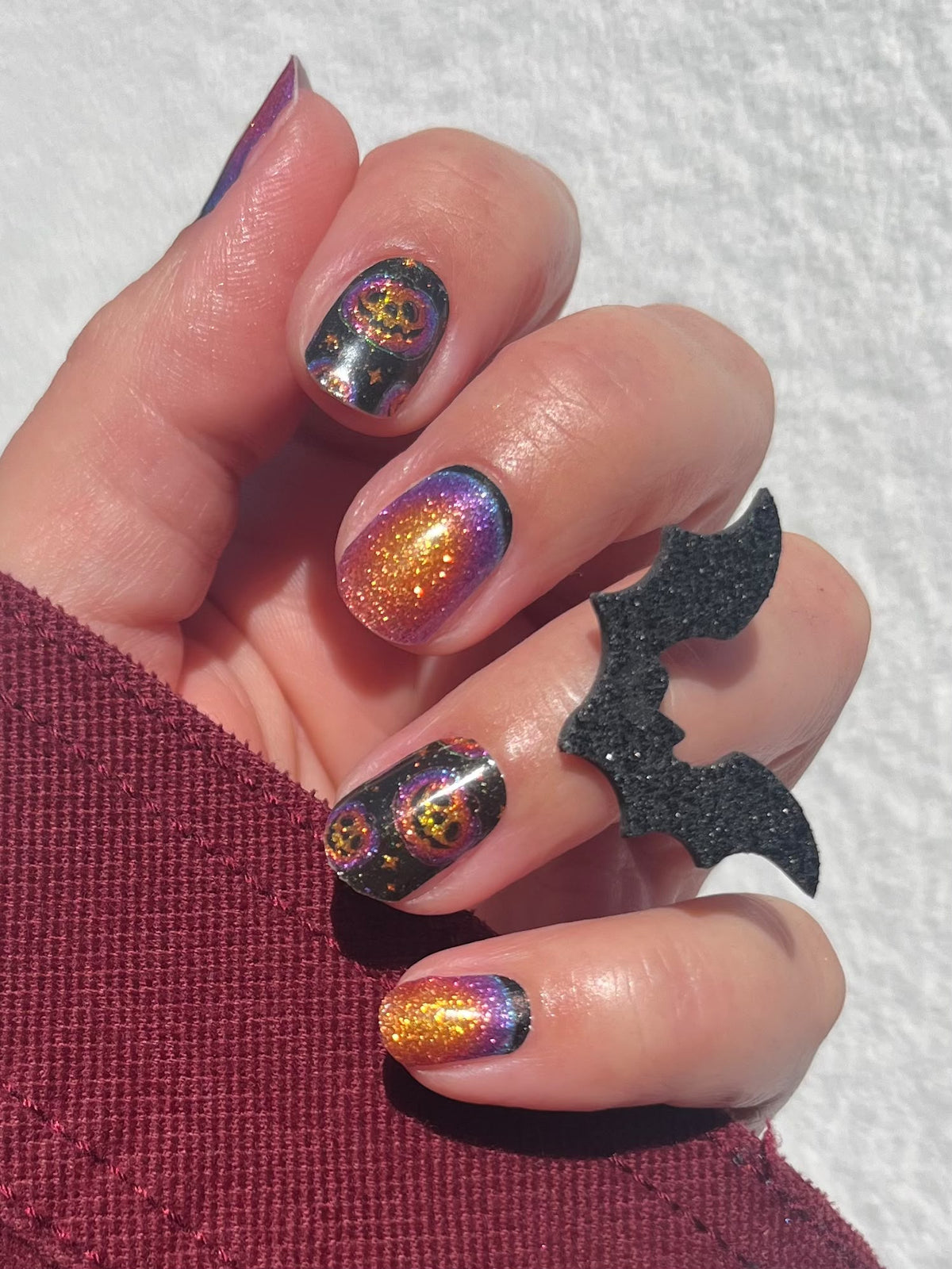Pumpkin Eve - Halloween Nagelfolie Ha01