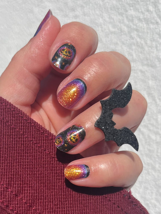 Pumpkin Eve - Halloween Nagelfolie Ha01