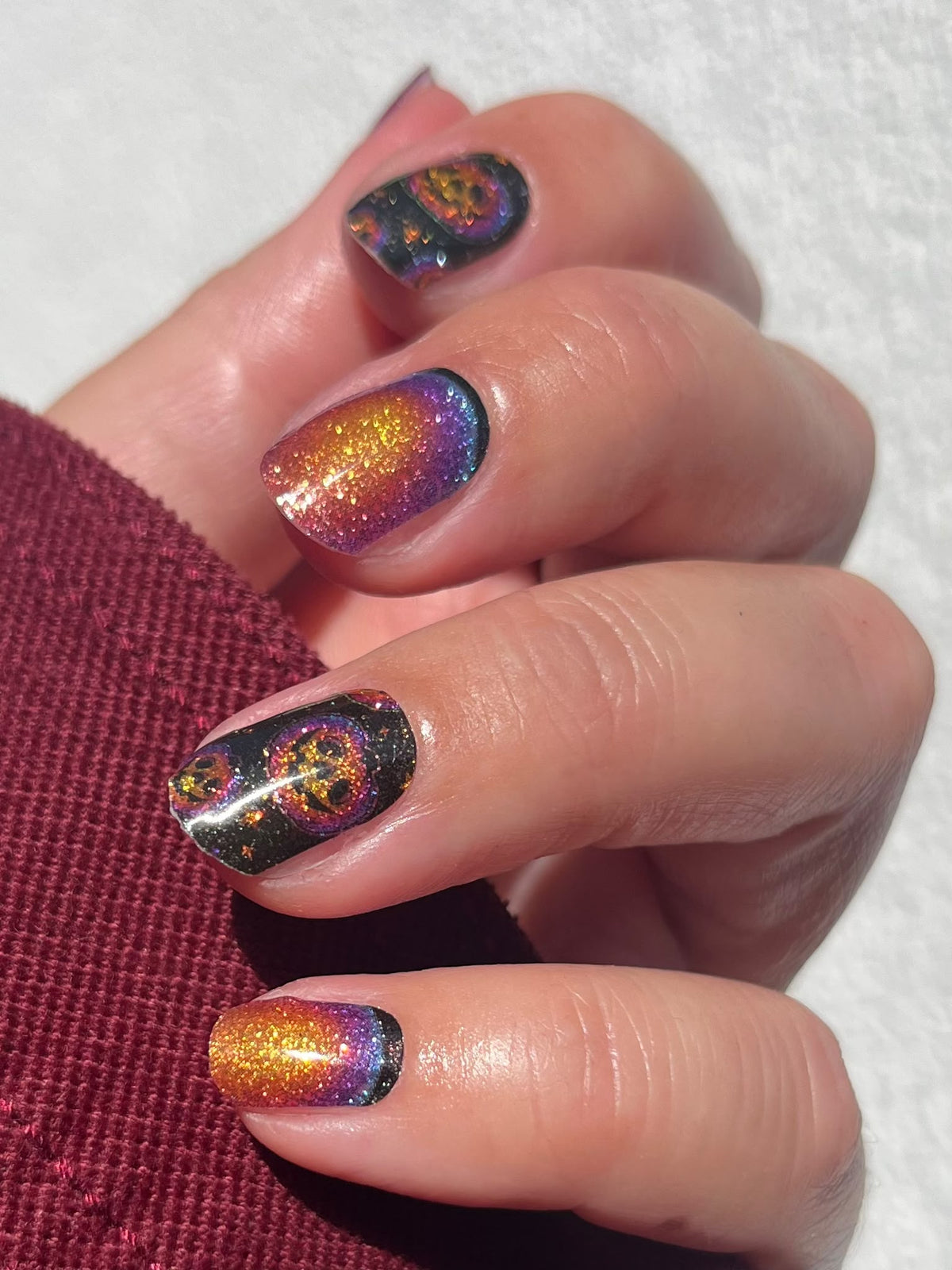 Pumpkin Eve - Halloween Nagelfolie Ha01