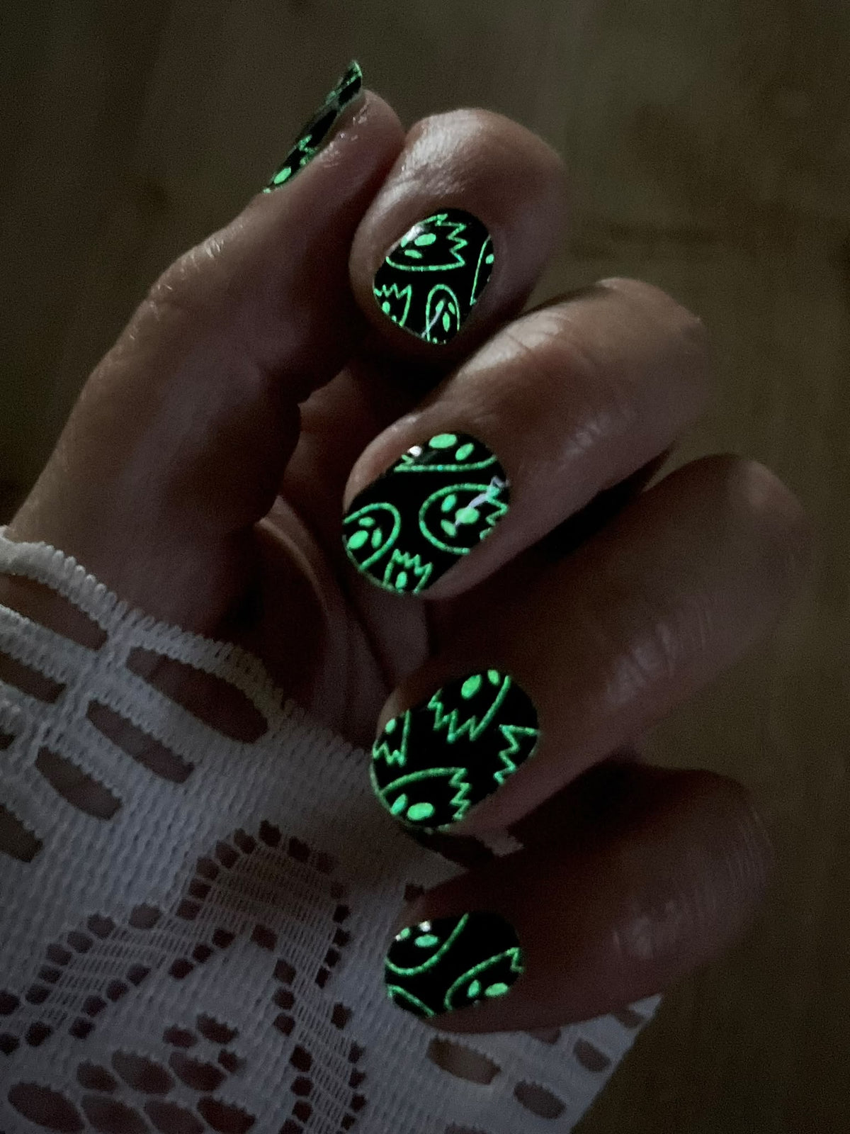 Specials - Glow Boo Nagelfolien Glow in the Dark SX001 - LIMITED!