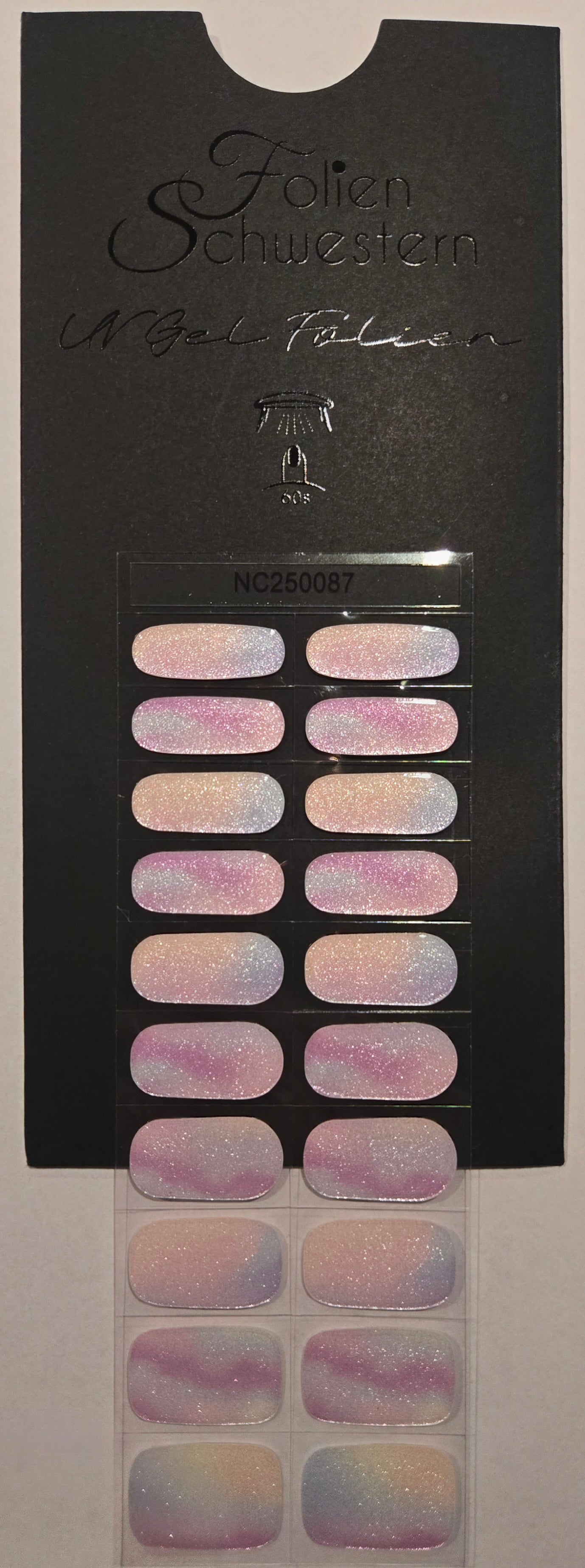 UV Gel Folien NC - Glazed Rainbow Sky NC250087