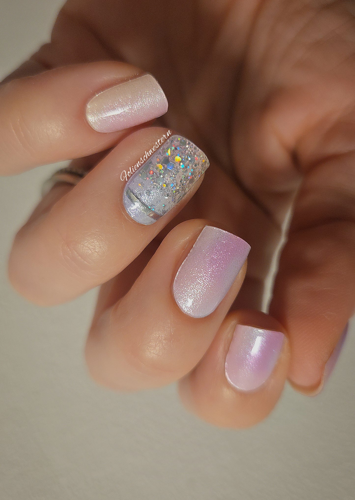 UV Gel Folien NC - Glazed Rainbow Sky NC250087