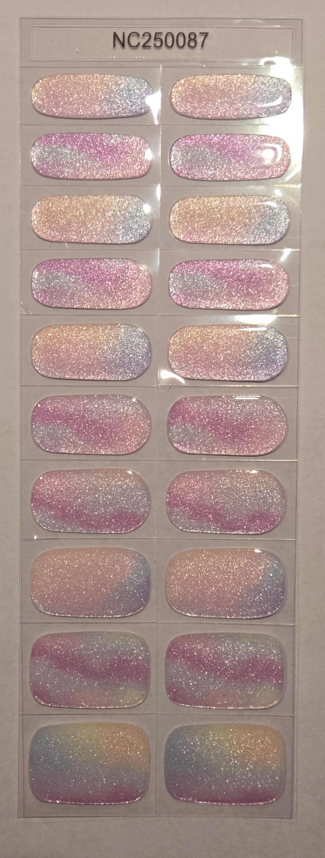 UV Gel Folien NC - Glazed Rainbow Sky NC250087