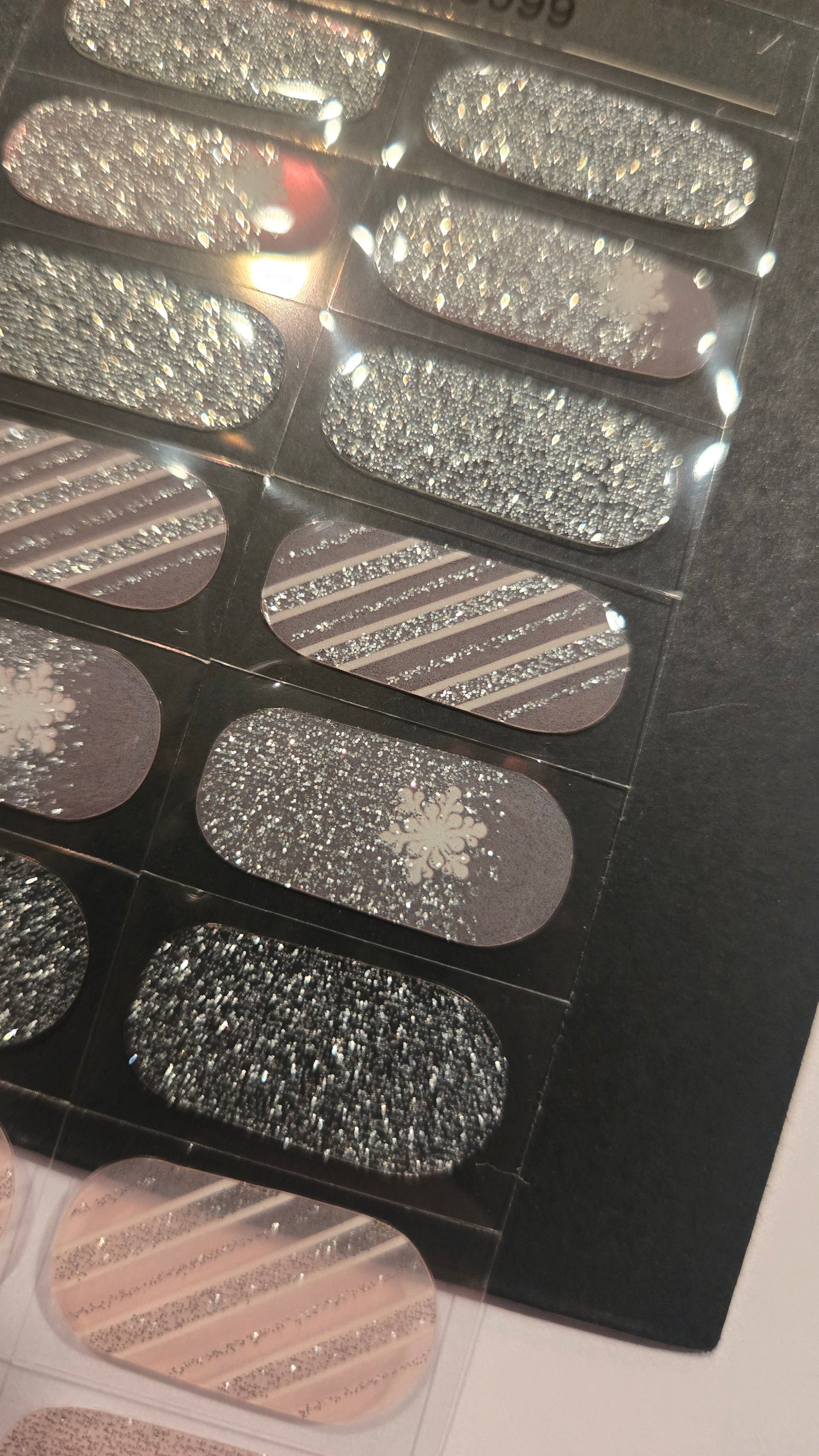 UV Gel Folien NC - Rose Noel Sparkle NC250099