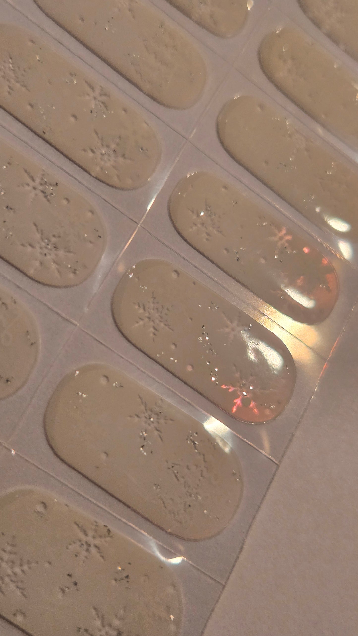 UV Gel Folien NC - Snowy Whisper NC250103