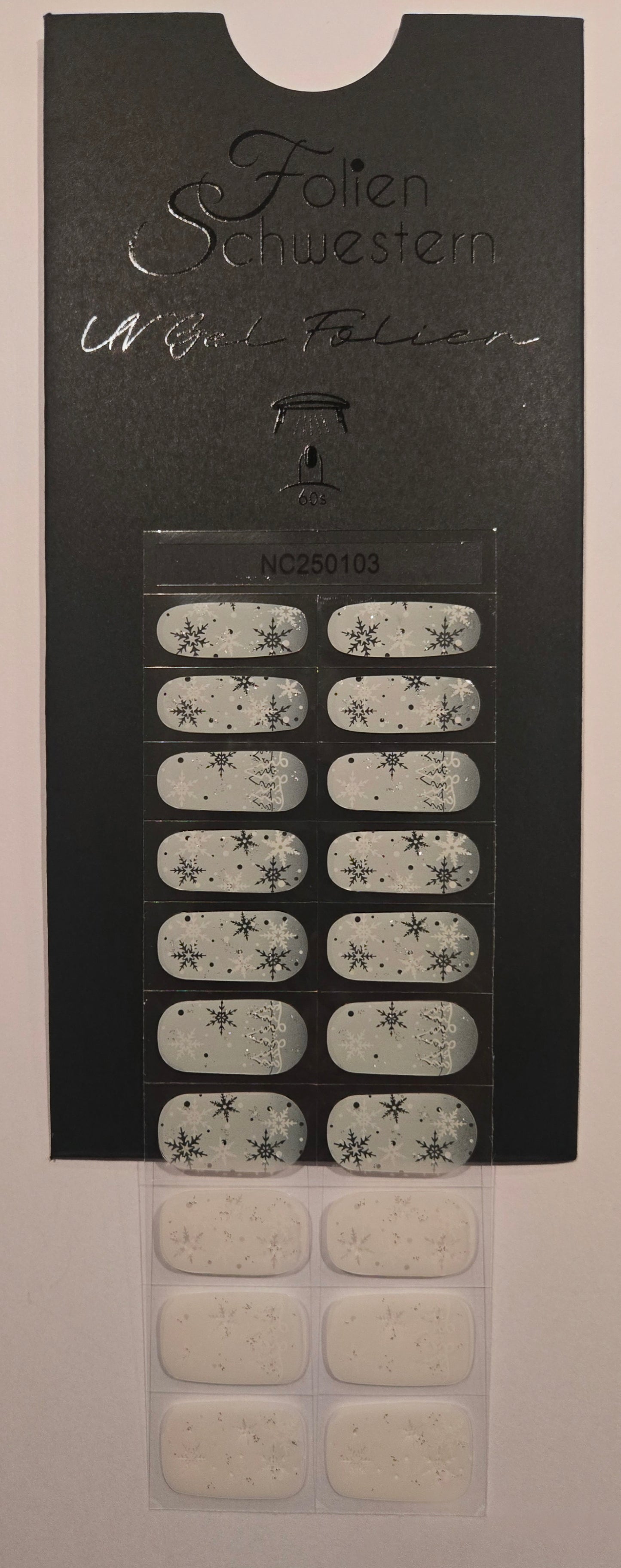 UV Gel Folien NC - Snowy Whisper NC250103