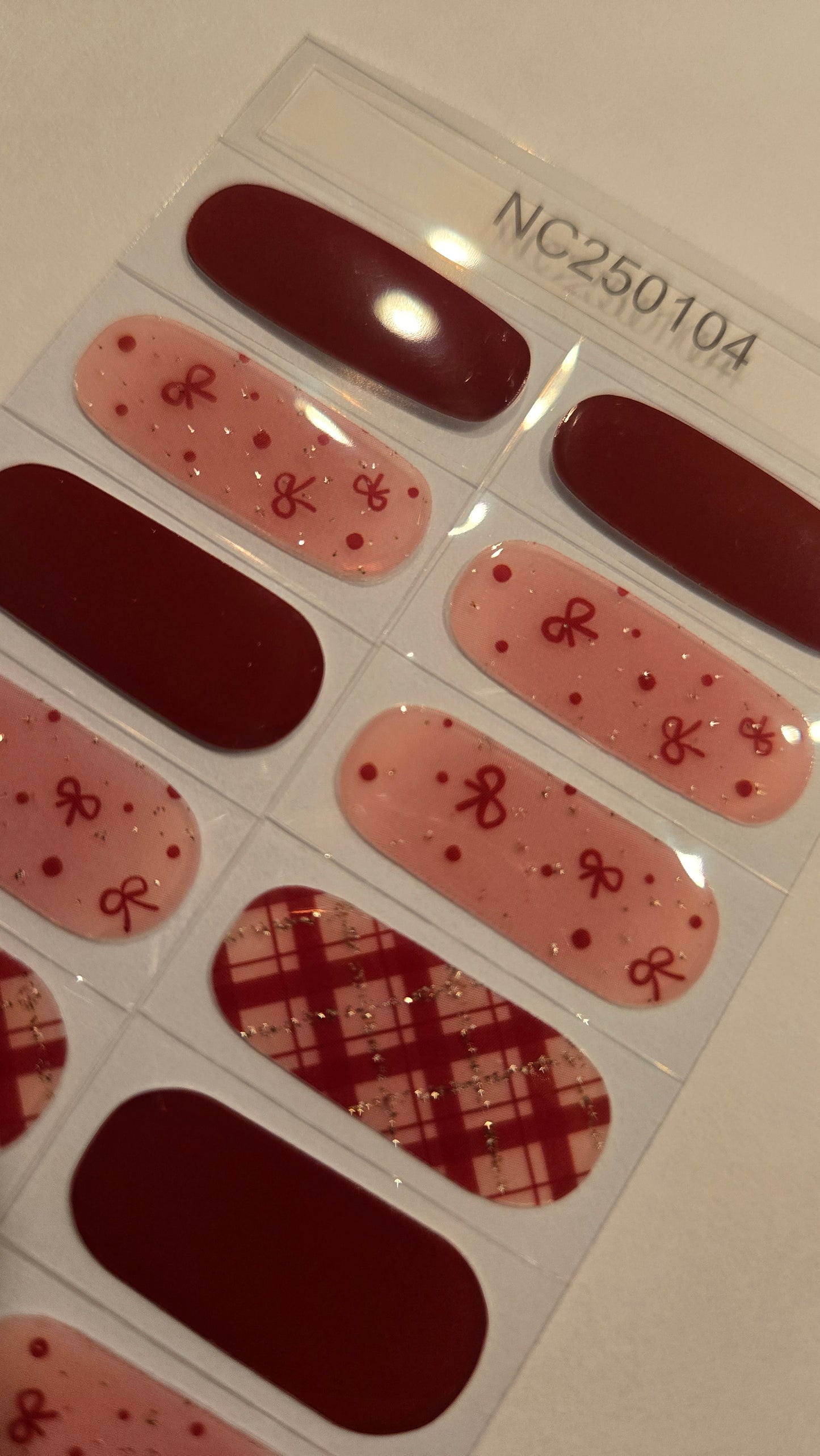 UV Gel Folien NC - Ribbon Cutie NC250104