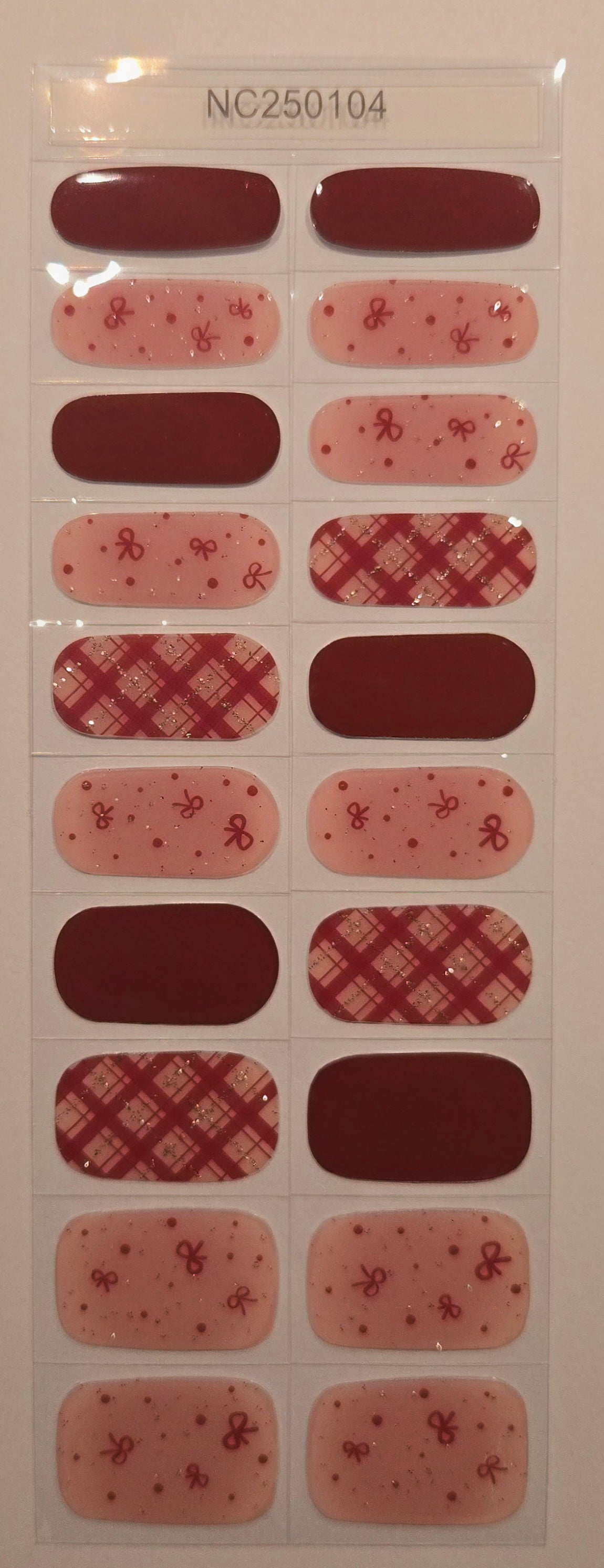 UV Gel Folien NC - Ribbon Cutie NC250104