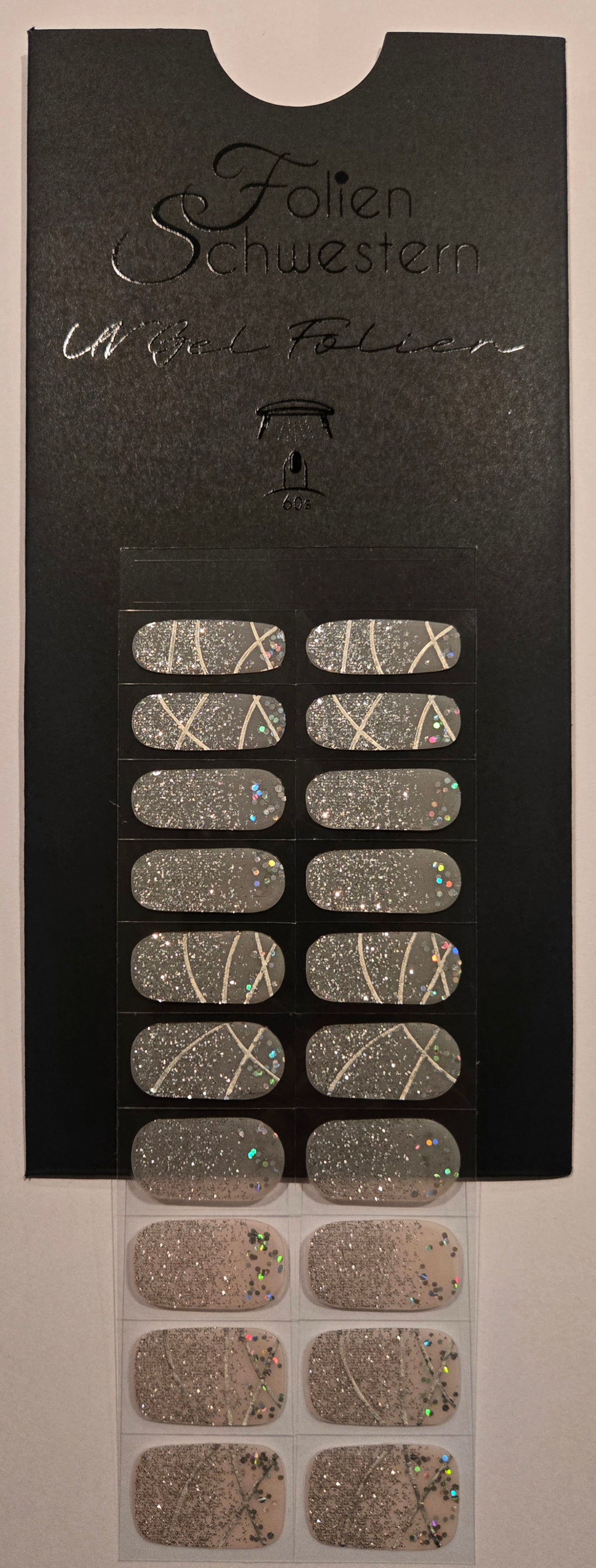 UV Gel Folien NC - Bonnie Sparkle NC250111