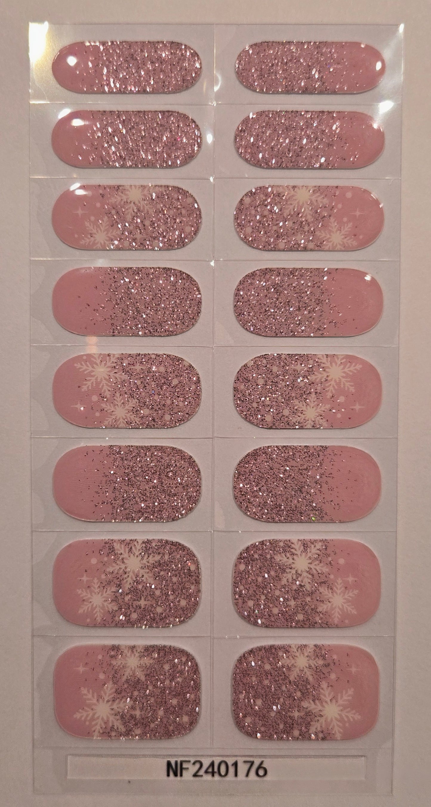 UV Gel Folien NF - Rosy Christmas Glow NF250176