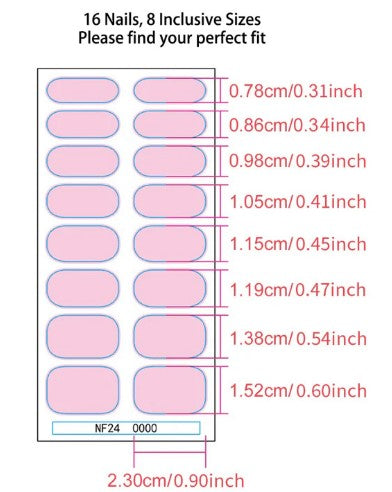 UV Gel Folien NF Format - Ashley NF240080