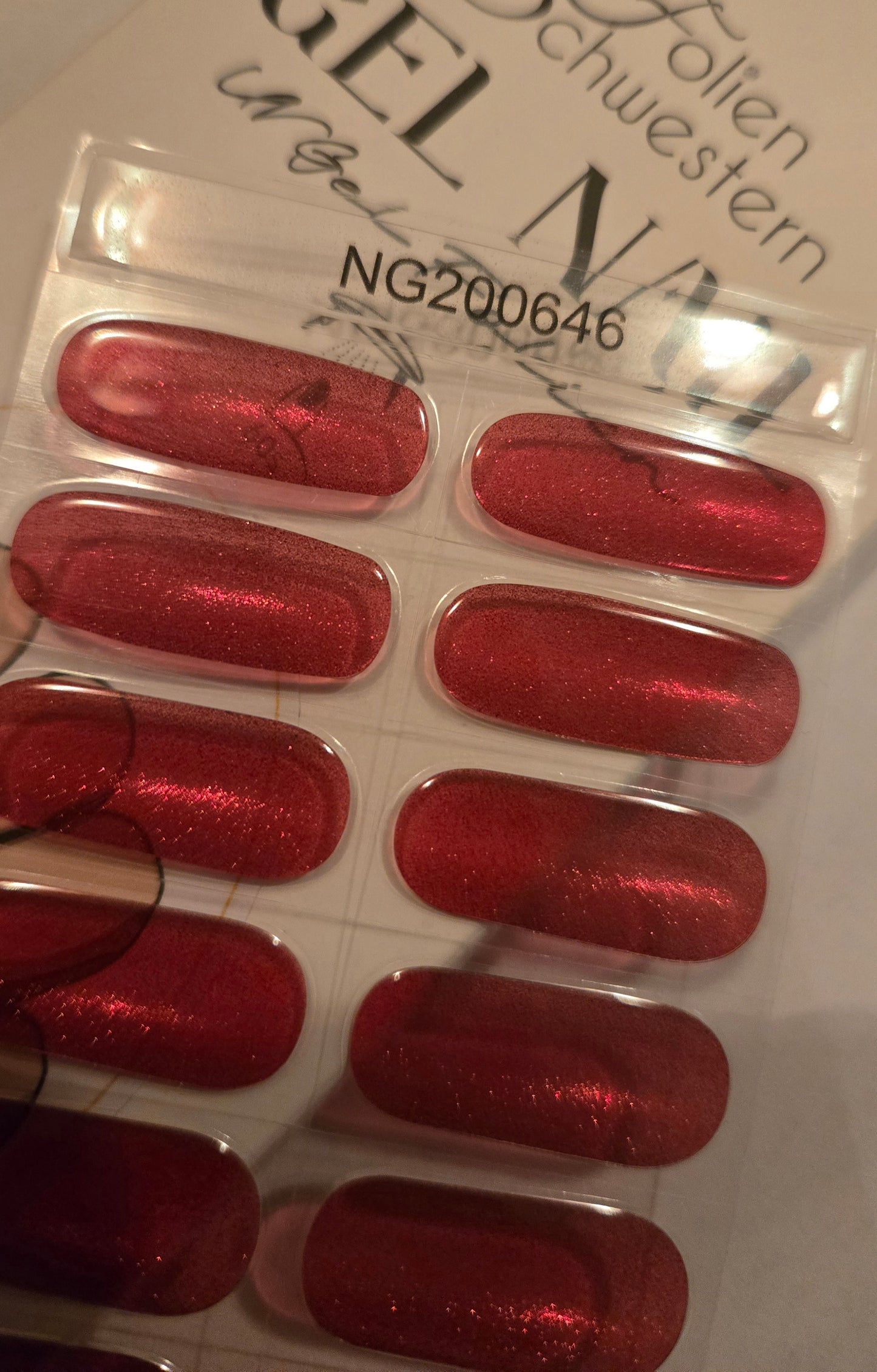 UV Gel Folien NG - Red Cat Eye NG200646