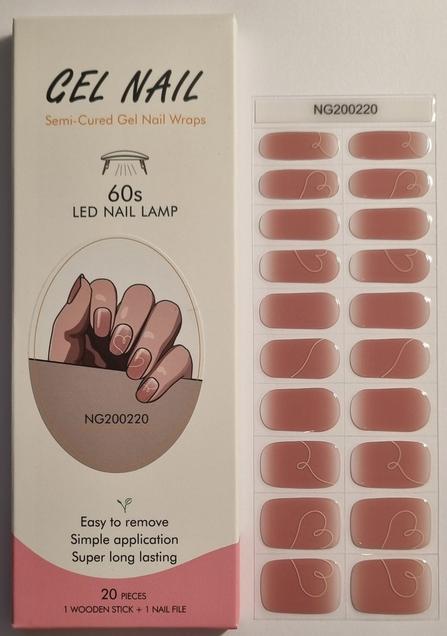 UV Gel Folien NG - Caramel Love NG200220