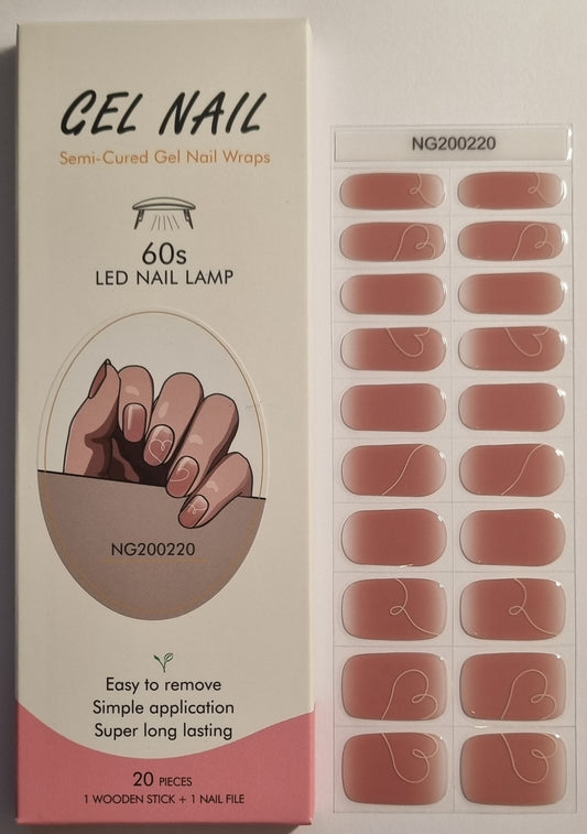 UV Gel Folien NG - Caramel Love NG200220