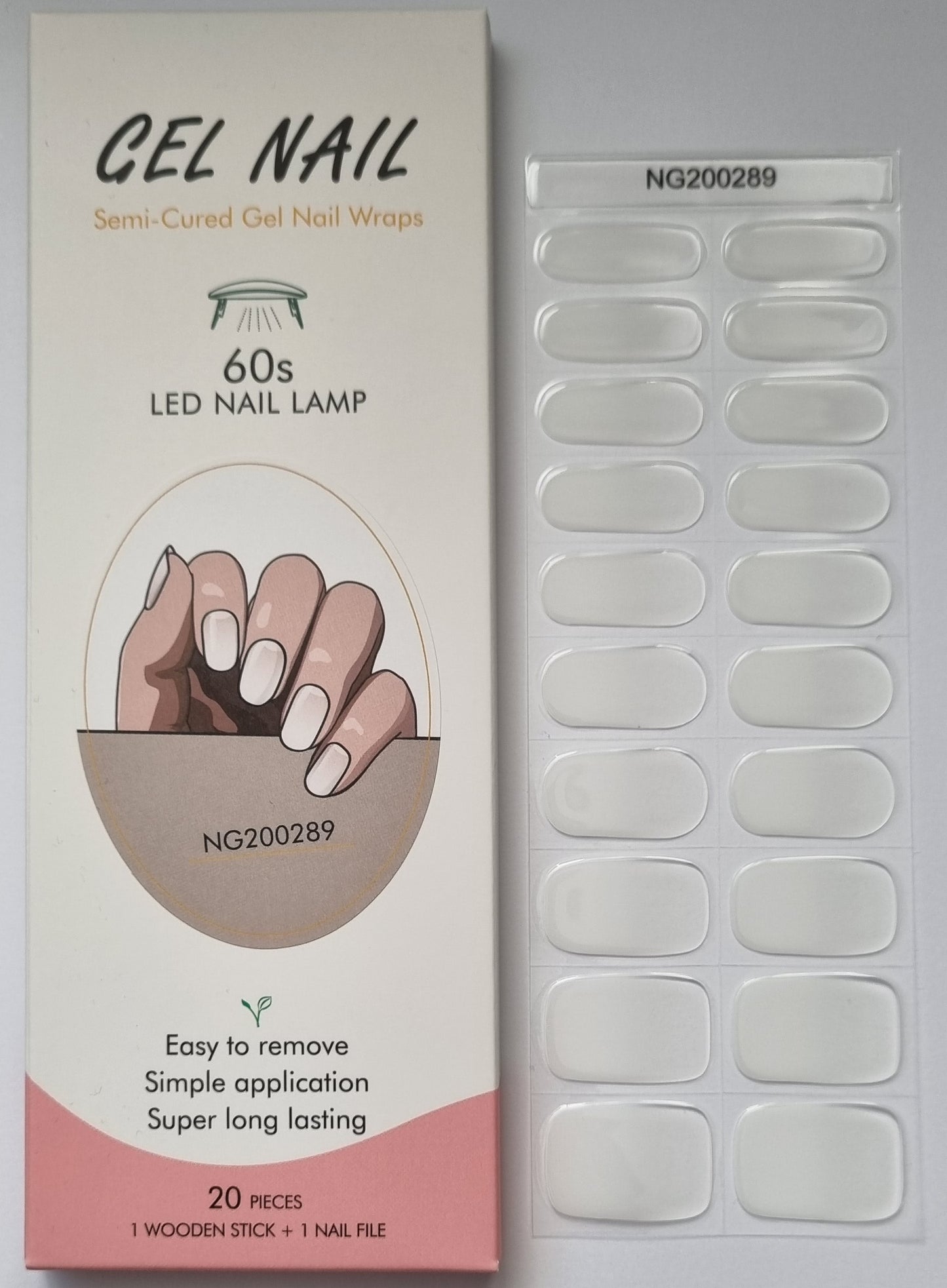 UV Gel Folien NG - Boomer to be (semitransparent) NG200289