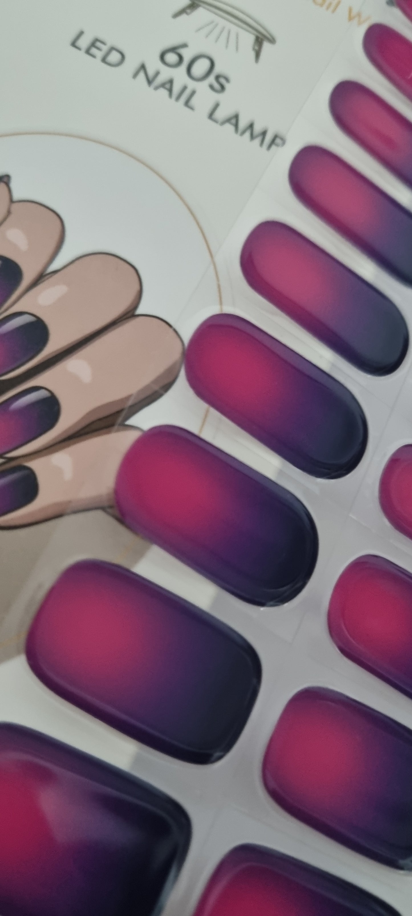 UV Gel Folien NG - Purple Pink NG200305