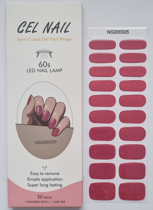 UV Gel Folien NG - Holo Pink NG200325