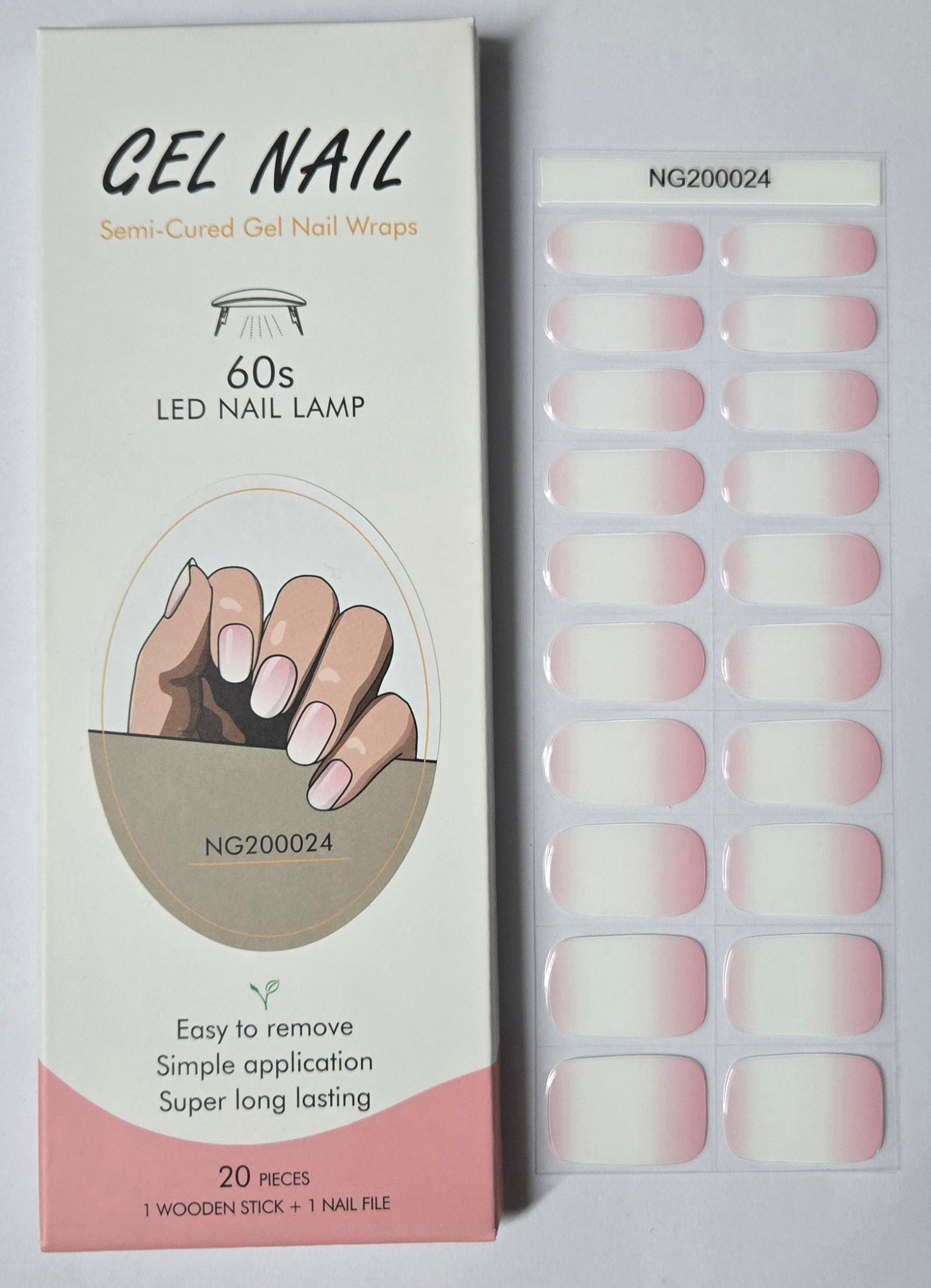 UV Gel Folien NG - Babyboomer Rosé NG200024