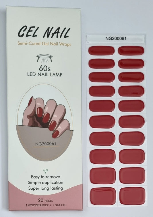 UV Gel Folien NG - Lolita Rot NG200061