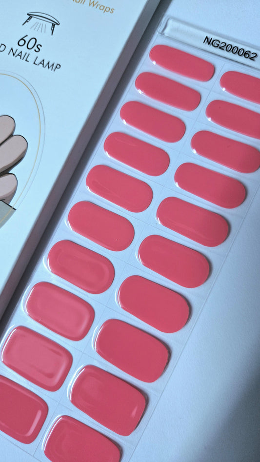 UV Gel Folien NG - Korallenrot NG200062