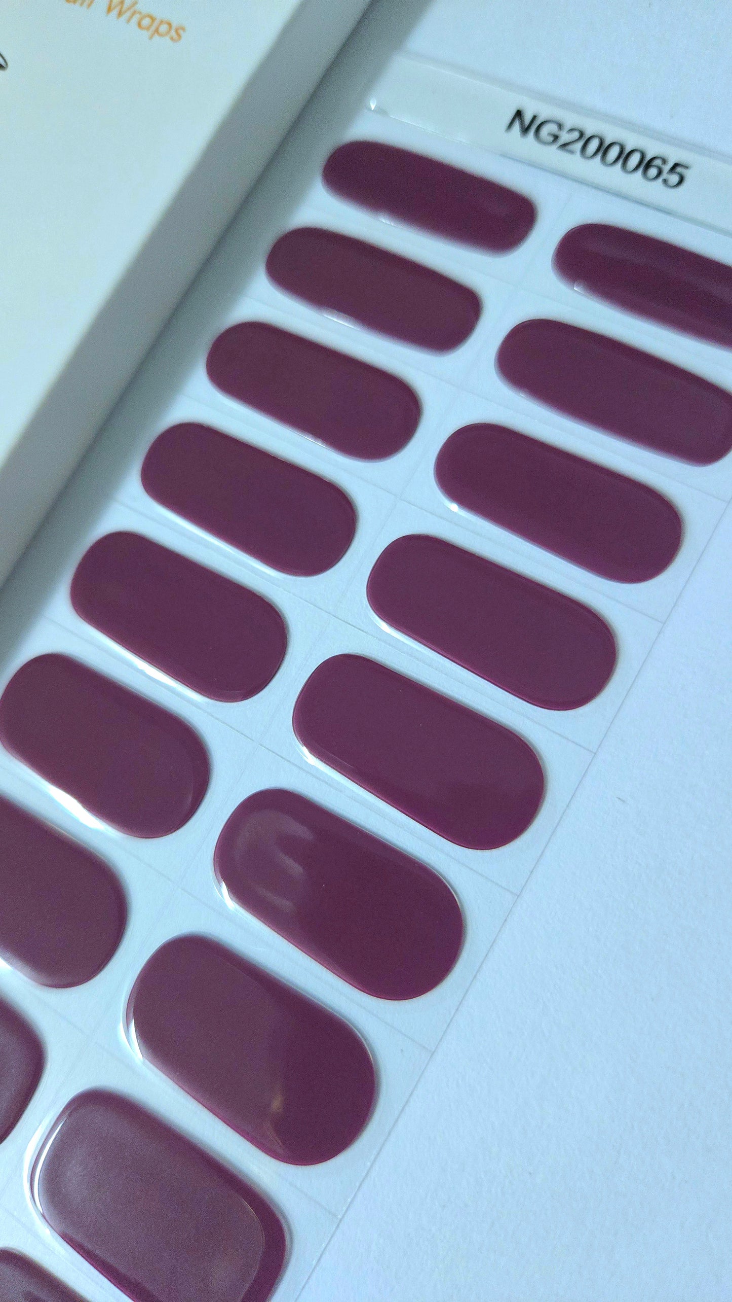 UV Gel Folien NG - Plum NG200065