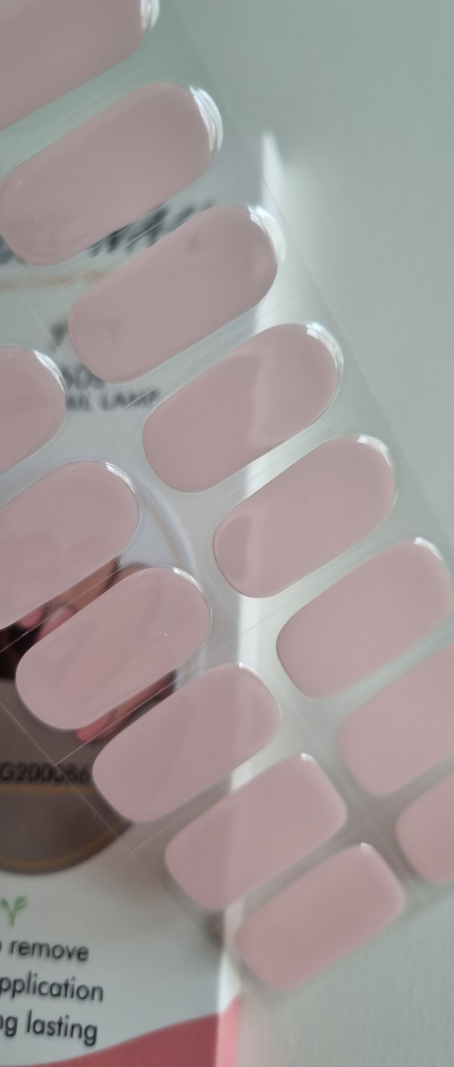 UV Gel Folien NG - Uni Sheer Rose Gel Look NG200086