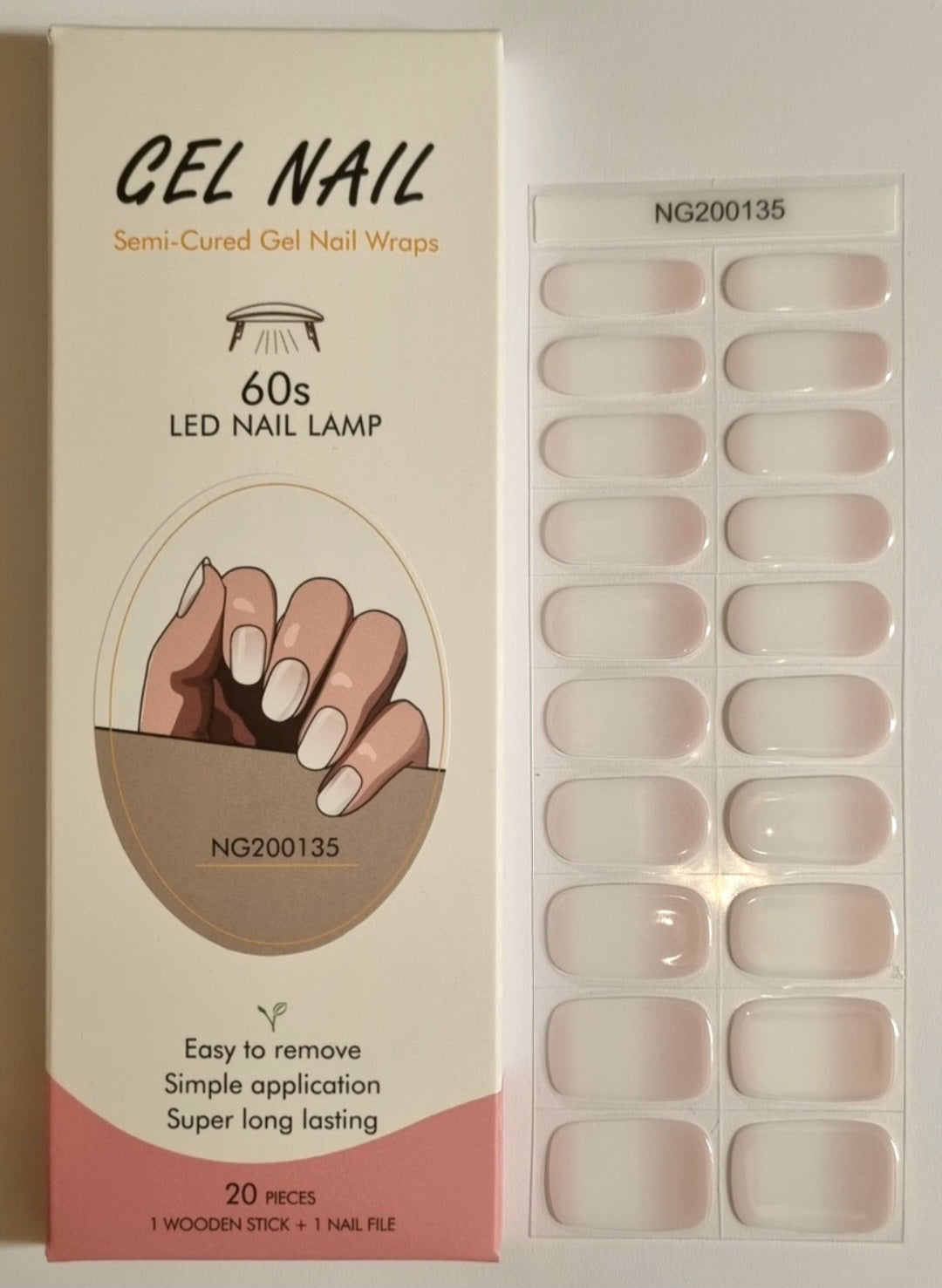 UV Gel Folien NG - Babyboomer NG200135