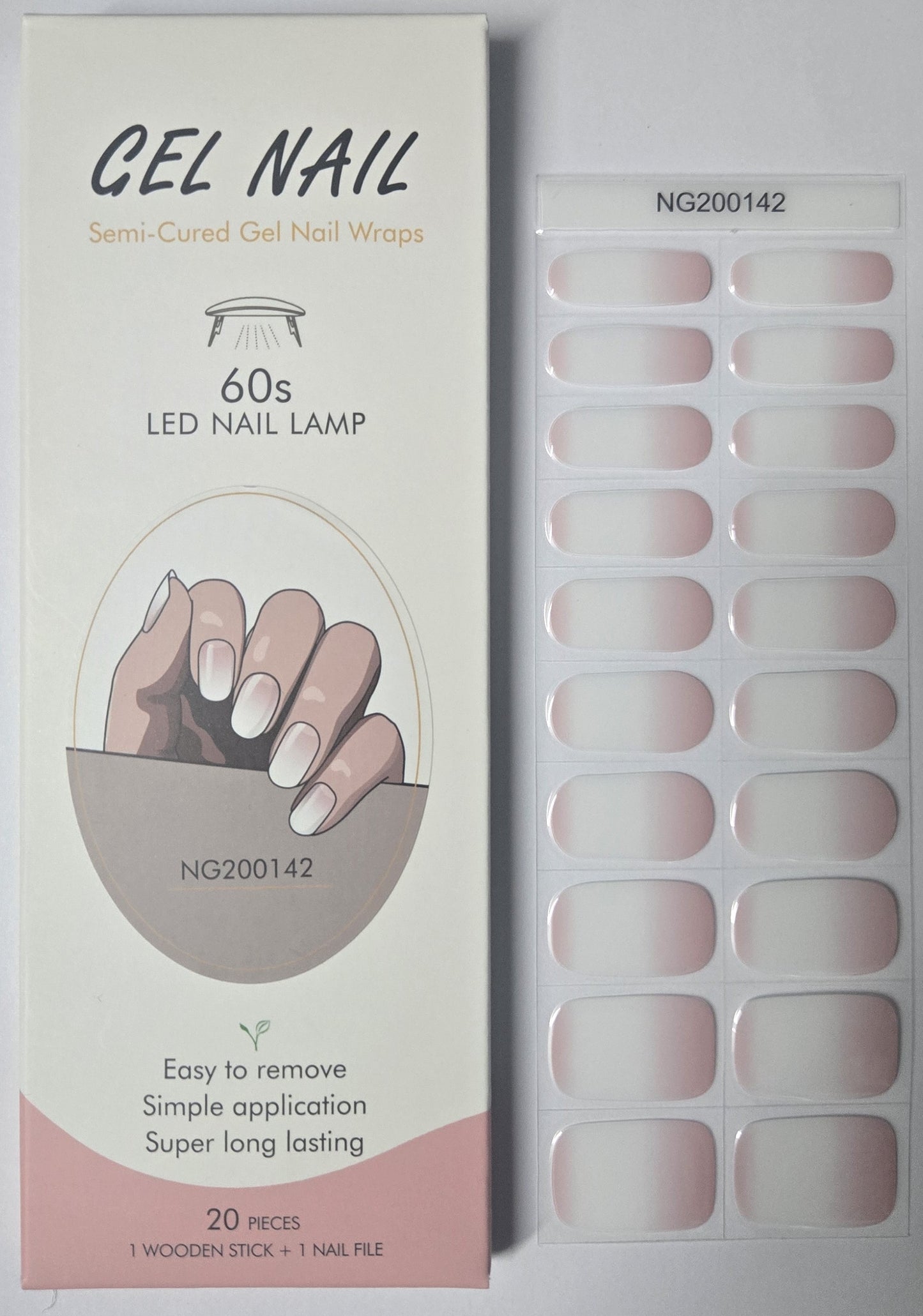 UV Gel Folien NG - Babyboomer Tender NG200142