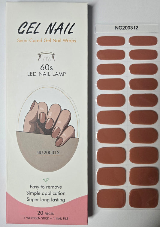 UV Gel Folien NG - Terracotta Kiss NG200312