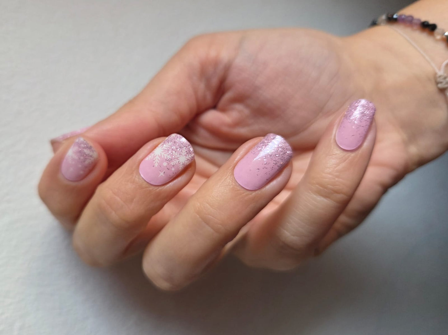 UV Gel Folien NF - Rosy Christmas Glow NF250176