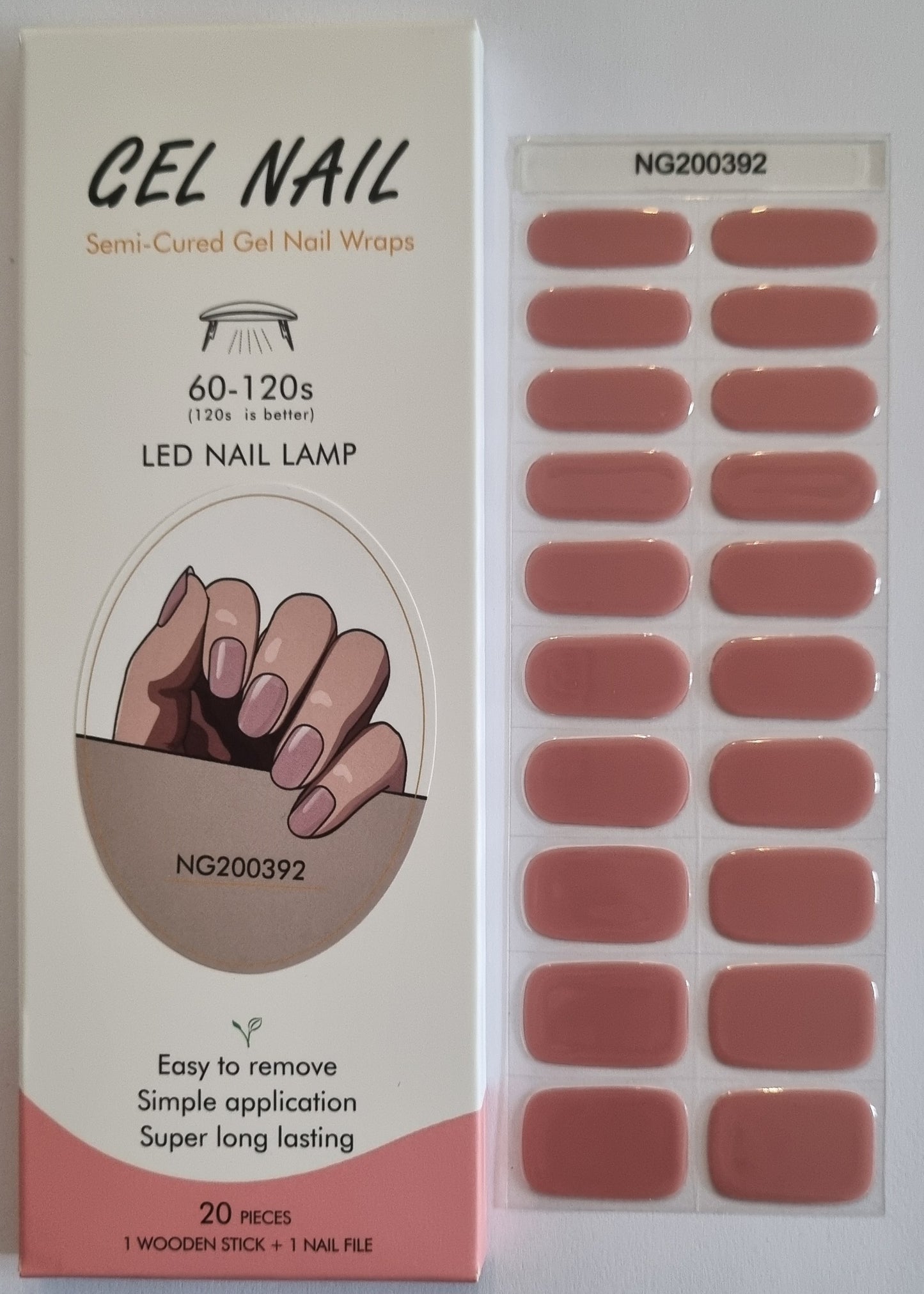 UV Gel Folien NG - Mauve NG200392