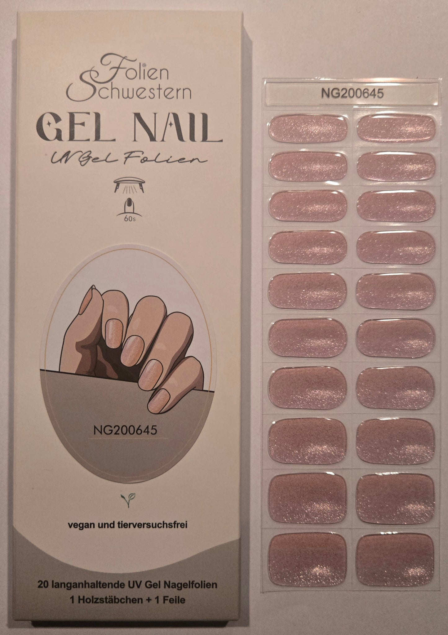 UV Gel Folien NG - Cat Eye Rose NG200645