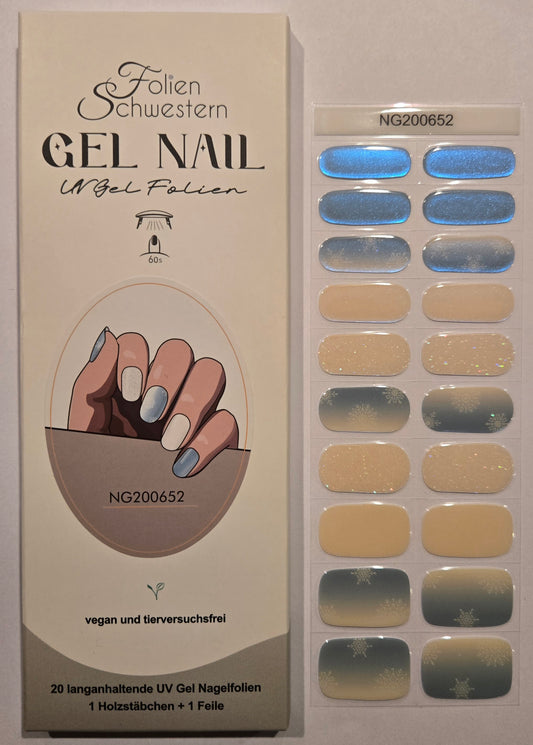 UV Gel Folien NG - Frozen Aura NG200652