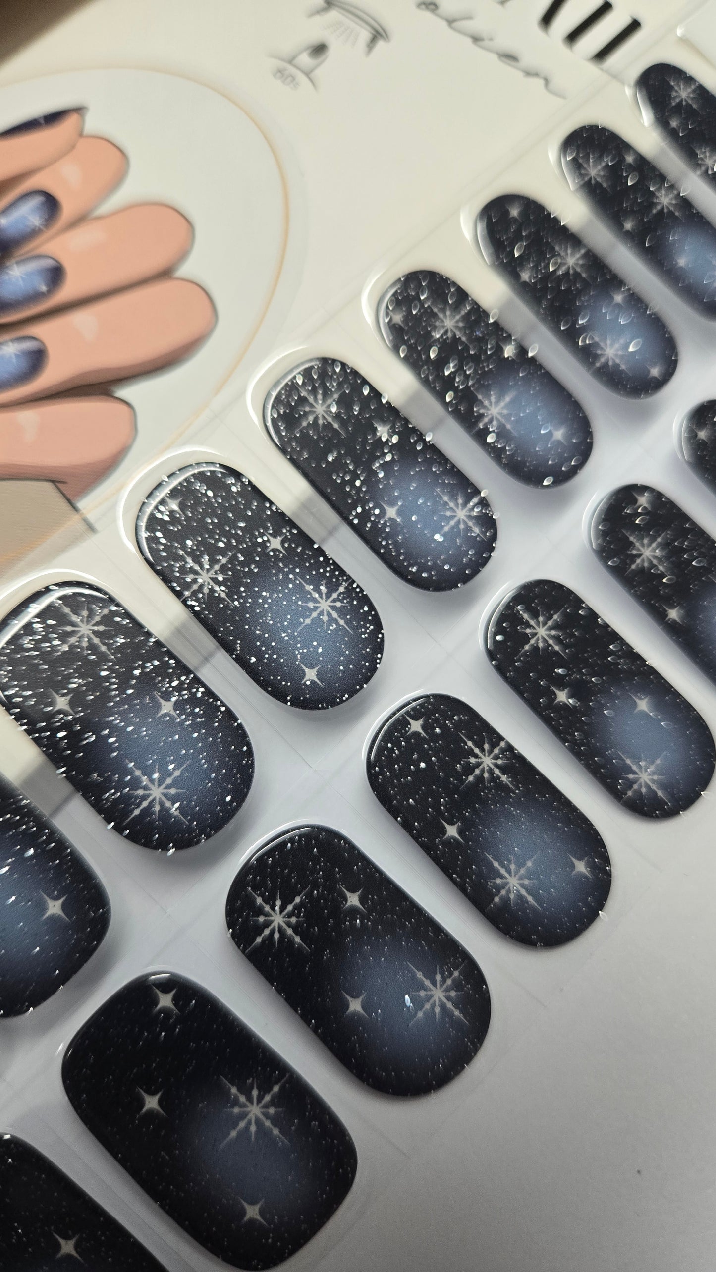 UV Gel Folien NG - Starry Night - NG200658