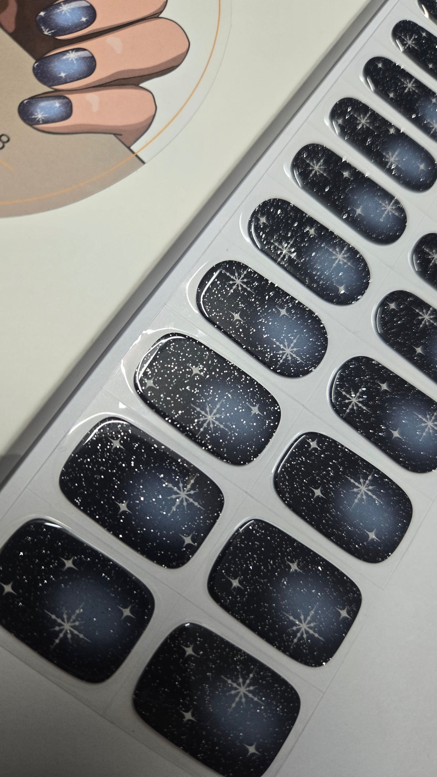 UV Gel Folien NG - Starry Night - NG200658