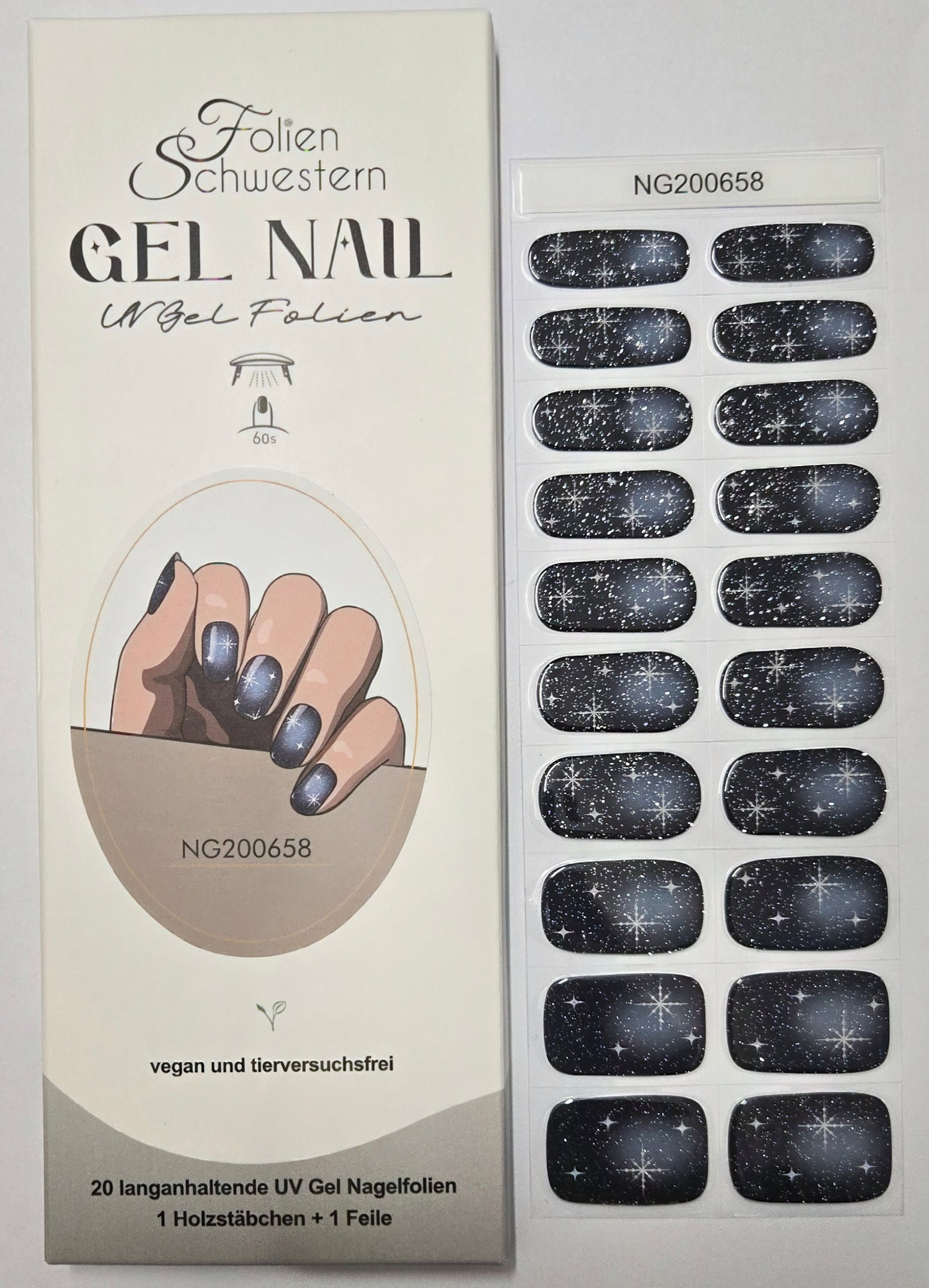 UV Gel Folien NG - Starry Night - NG200658
