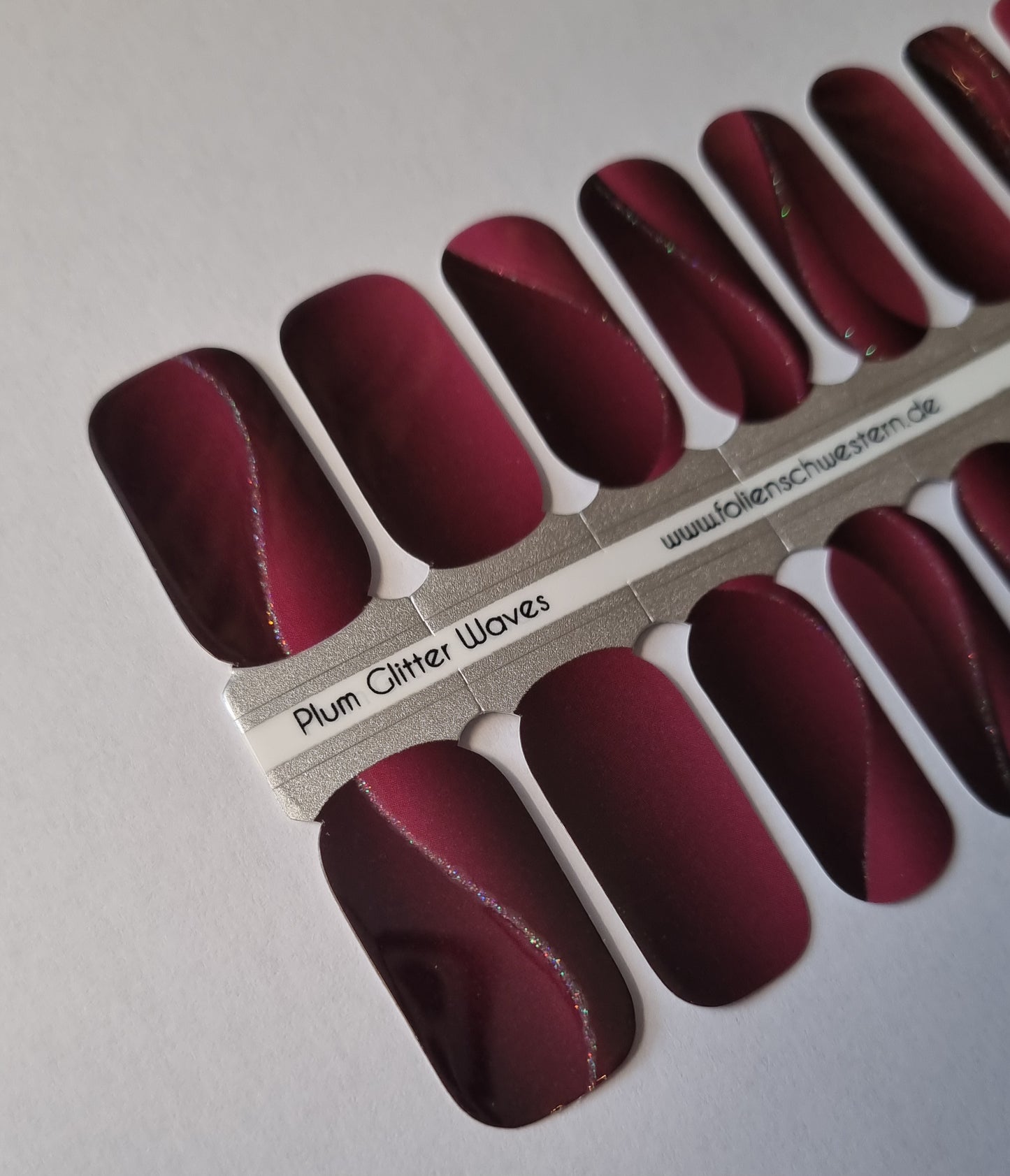 Exclusive - Plum Glitter Waves S6369 - LIMITED!